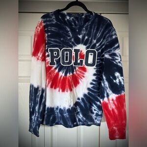 Polo by Ralph Lauren Men's Tie Dye Sweatshirt, M